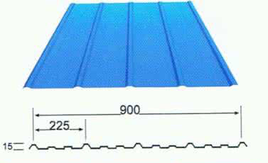 彩鋼瓦900